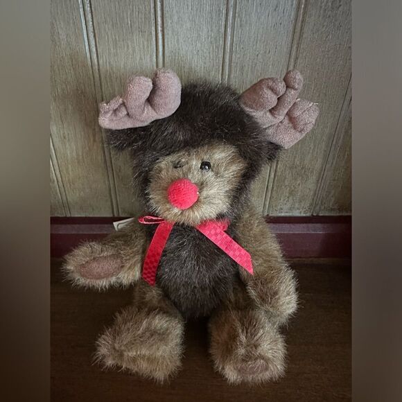 Boyds Bears MATTHEW Reindeer Rudolph Jointed Retired Collectible - Picture 5 of 9